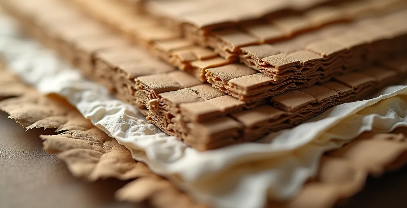 Macro photography showing packaging materials and their impact on shipping costs