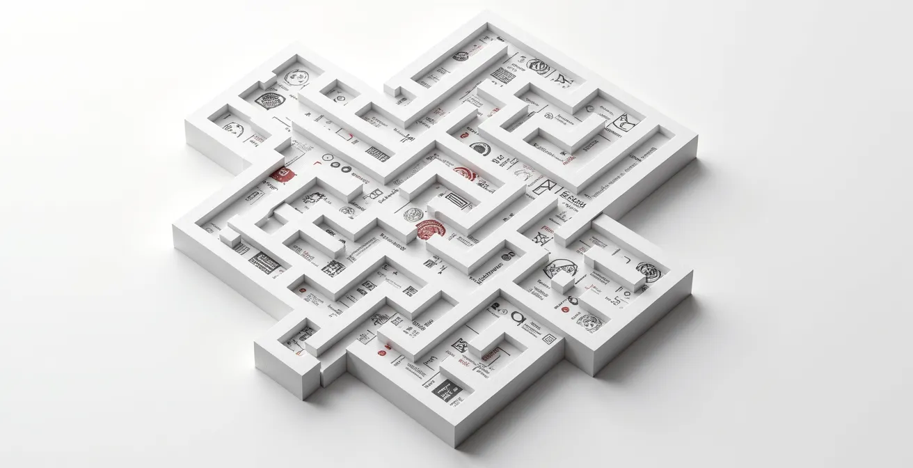 Complex regulatory standards as trade barriers visualization
