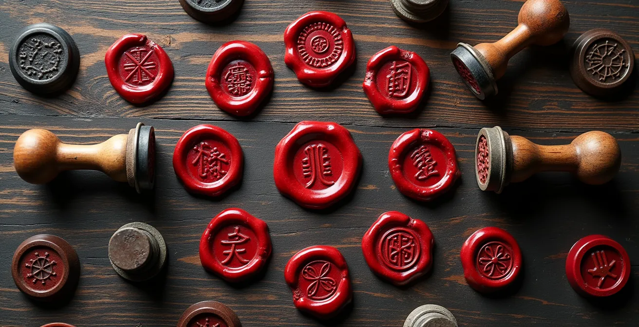 Abstract representation of global trademark protection network